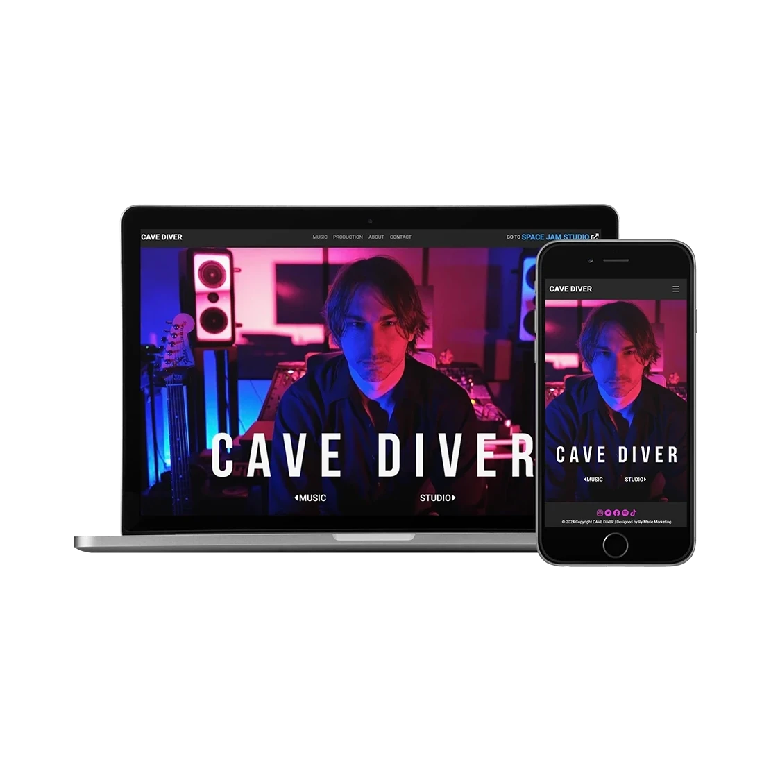 Cave Diver Portrait